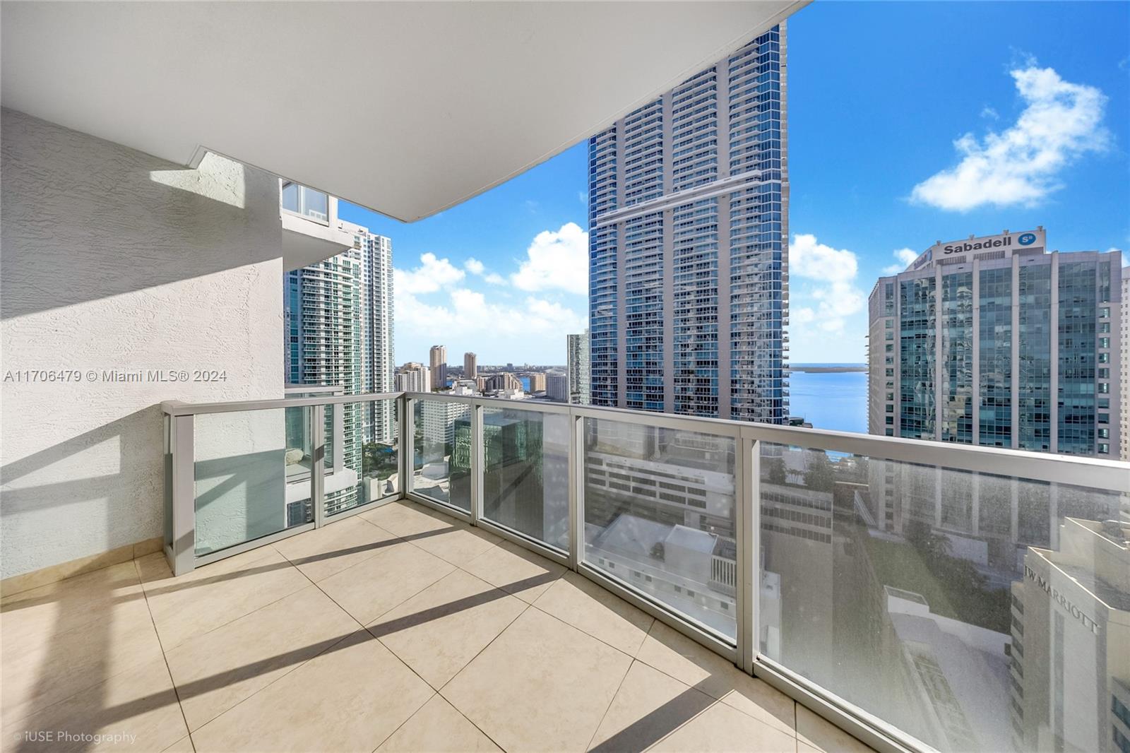 a view of balcony with city view