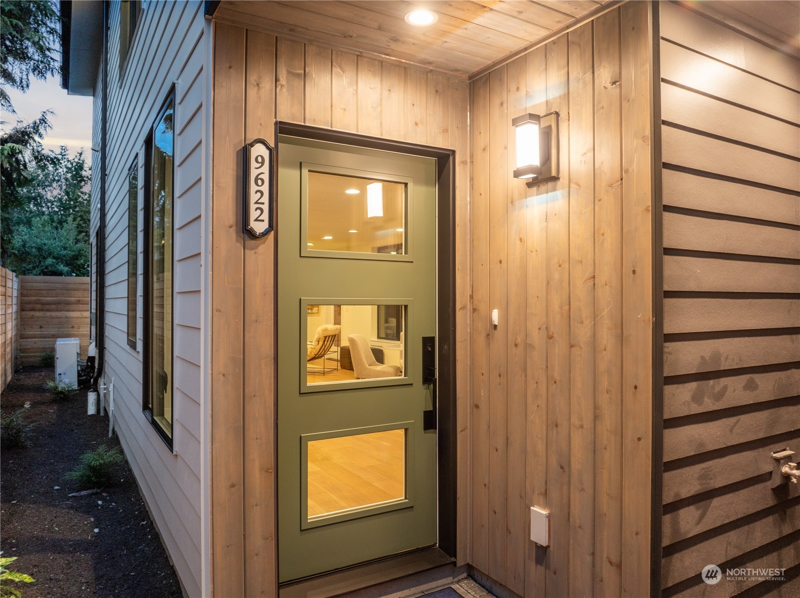 a view of front door