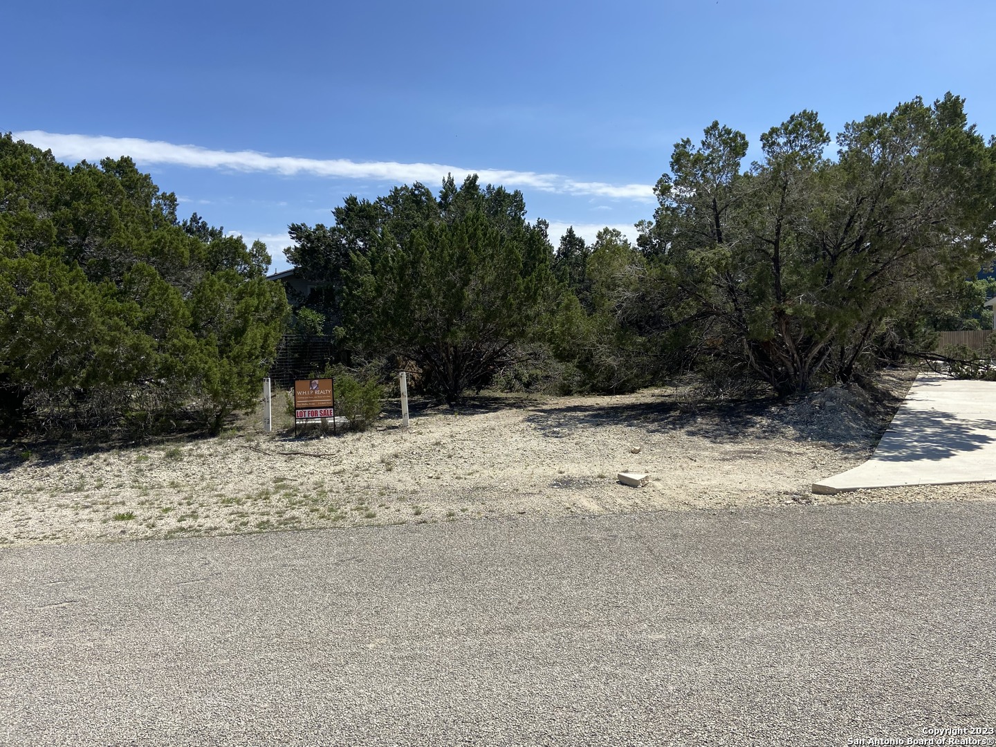 a view of outdoor space with trees