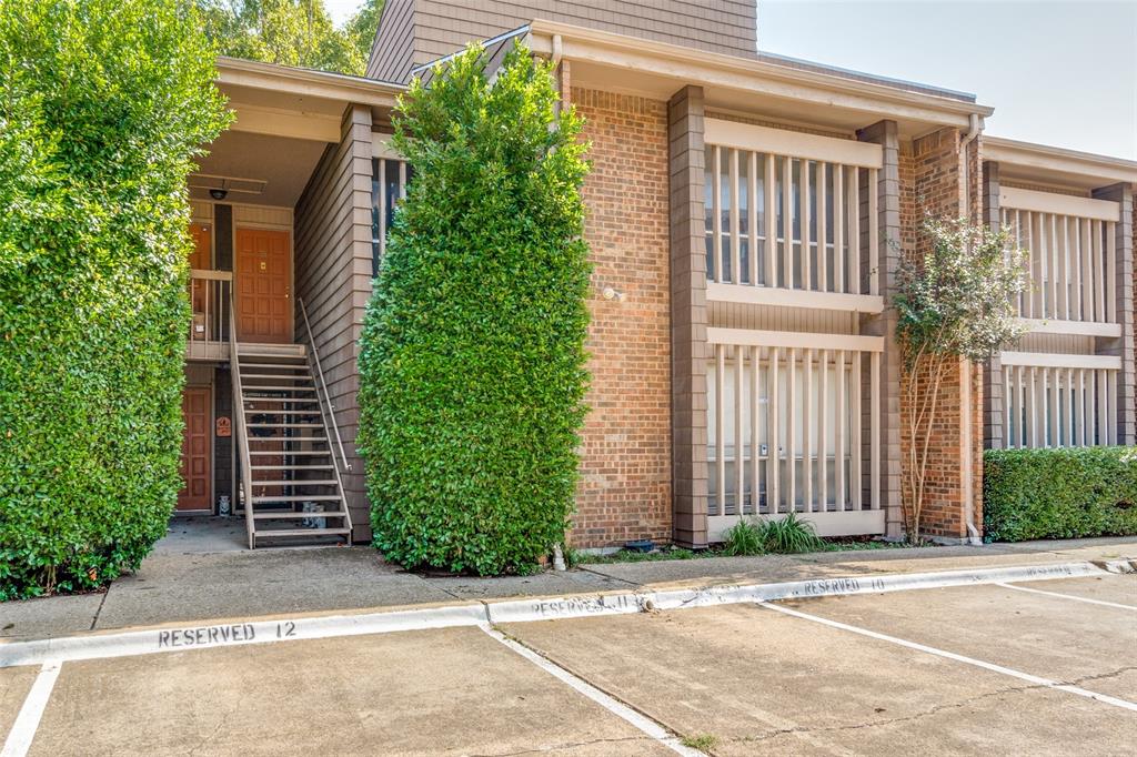 a house that has a potted plant