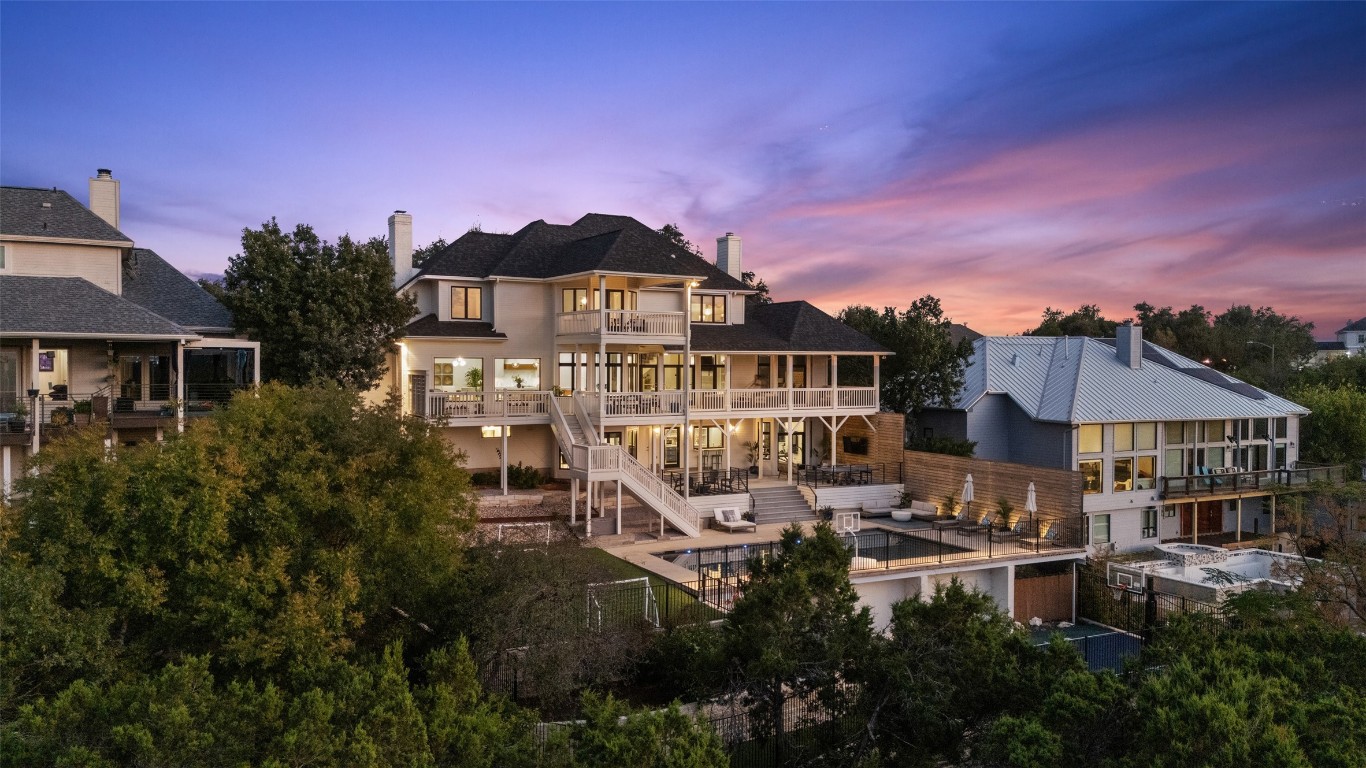 This fully reimagined 5,205 sq. ft. masterpiece is a rare blend of elegance, modern design, and awe-inspiring Texas Hill Country views, set on a tranquil 1/3-acre wooded lot.