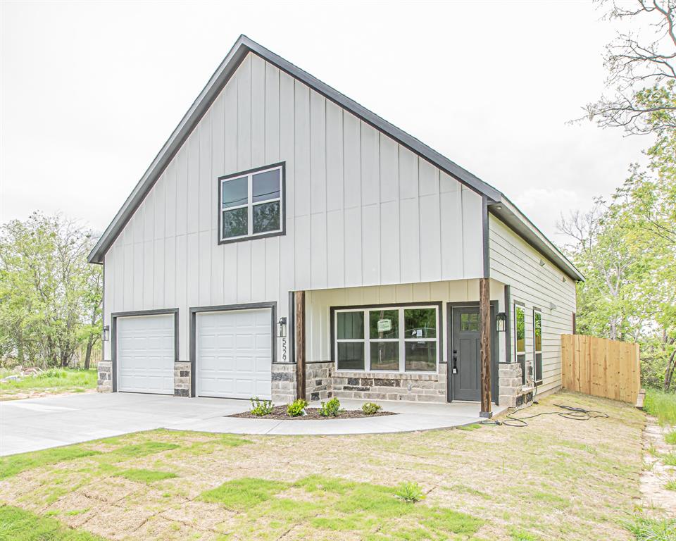 a house view with a outdoor space