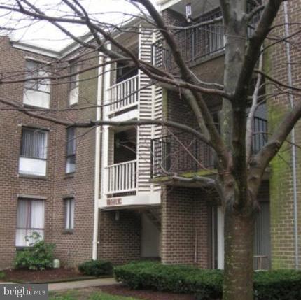 a view of a building with a window