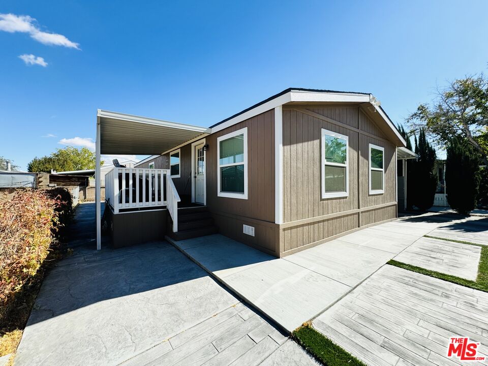 a front view of a house with entryway