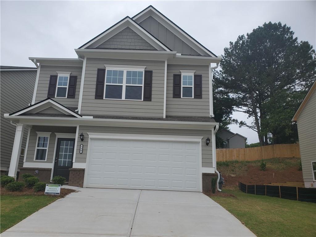 front view of house with a yard