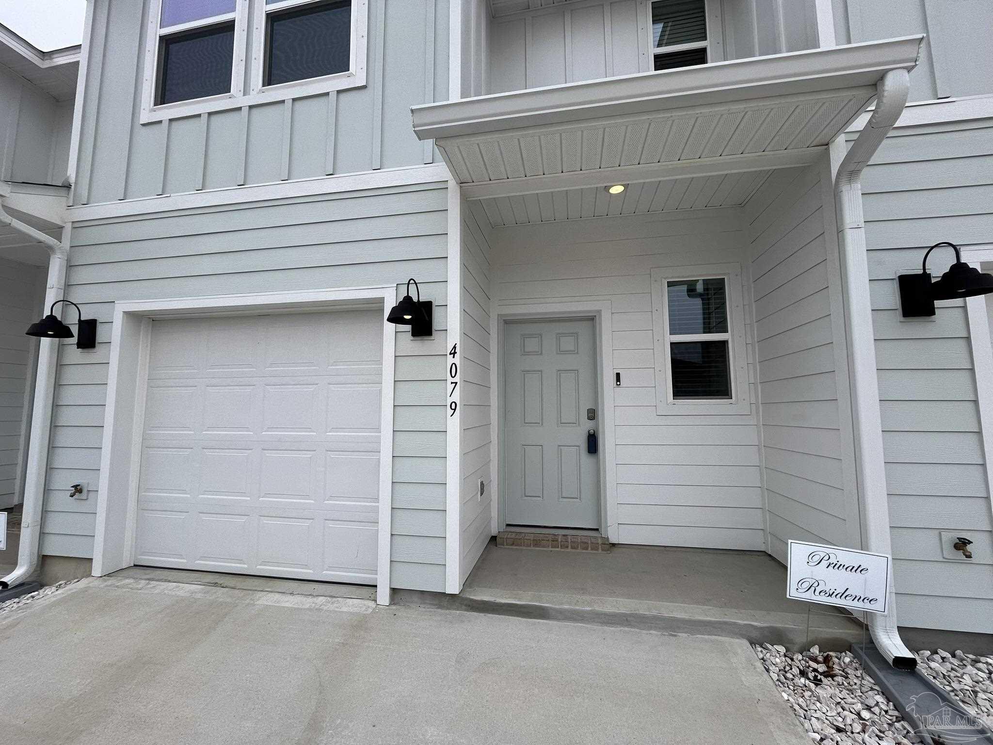 a view of front door