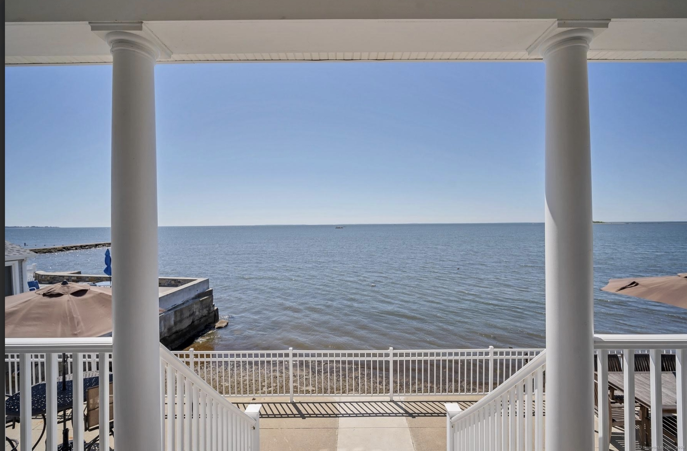 Beautiful Long Island Sound views all the way to New York on a clear day