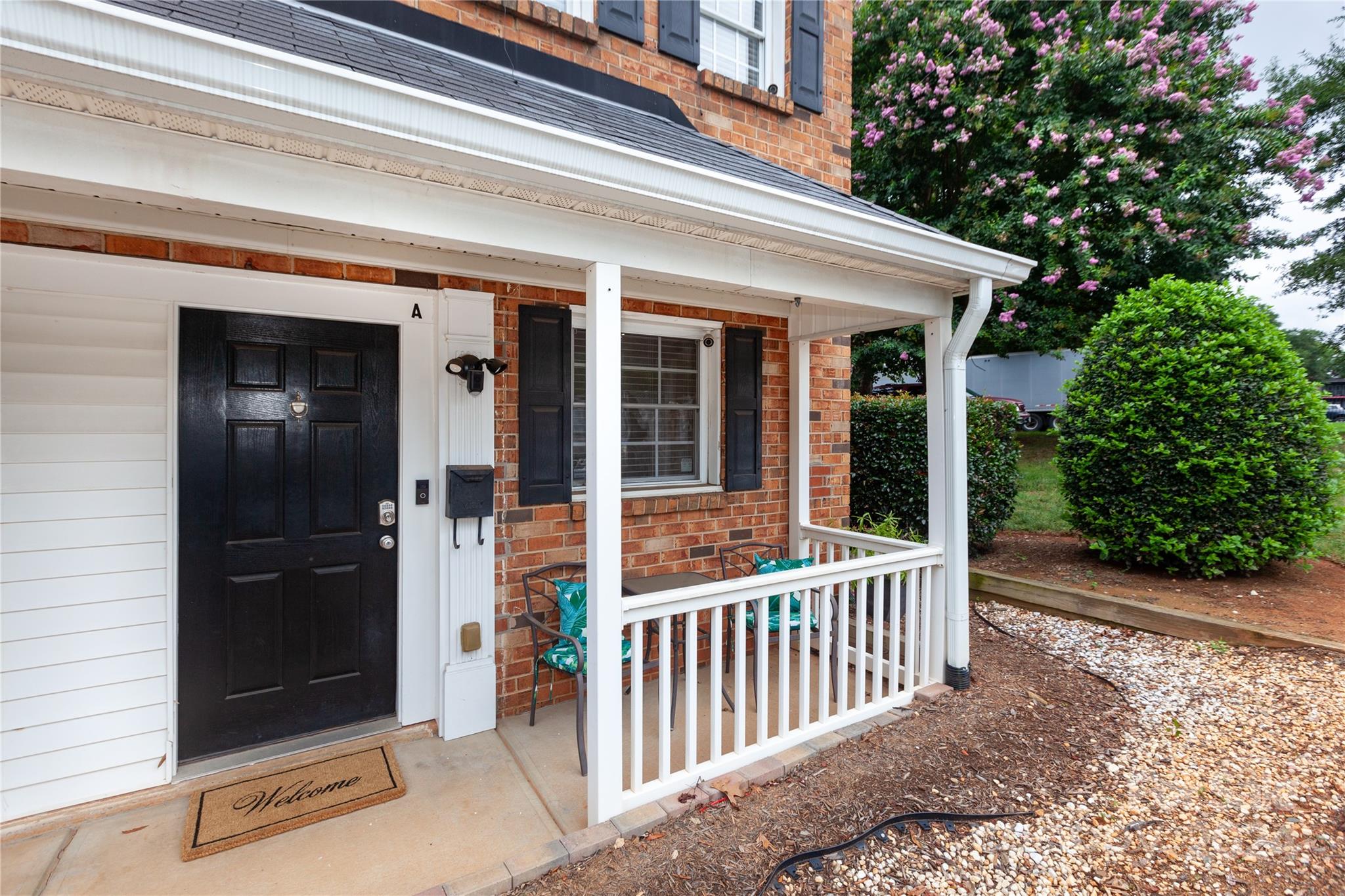 front view of a house with a porch