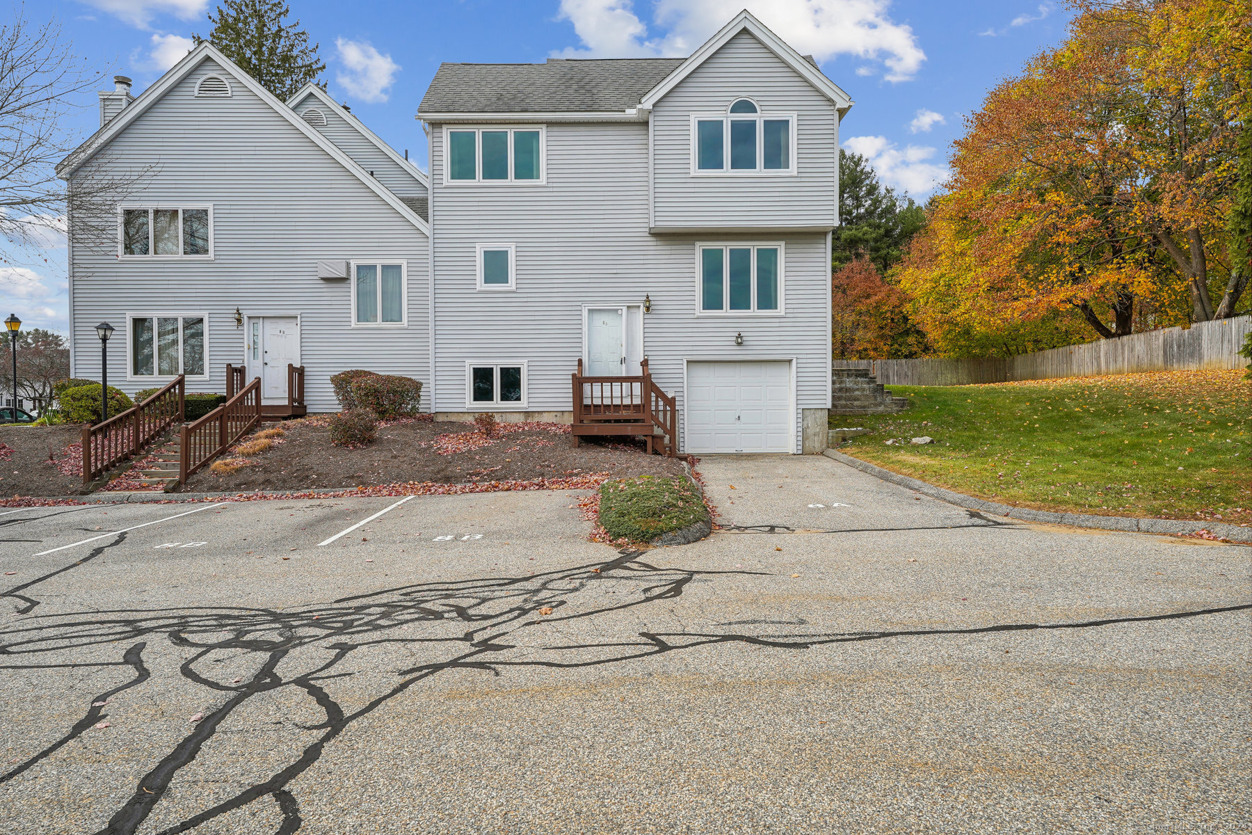 a view of a house with a patio