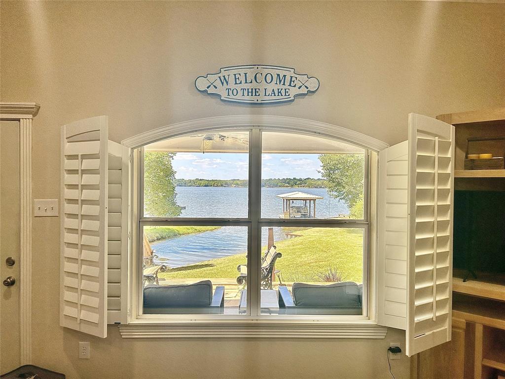 a view of a room with window