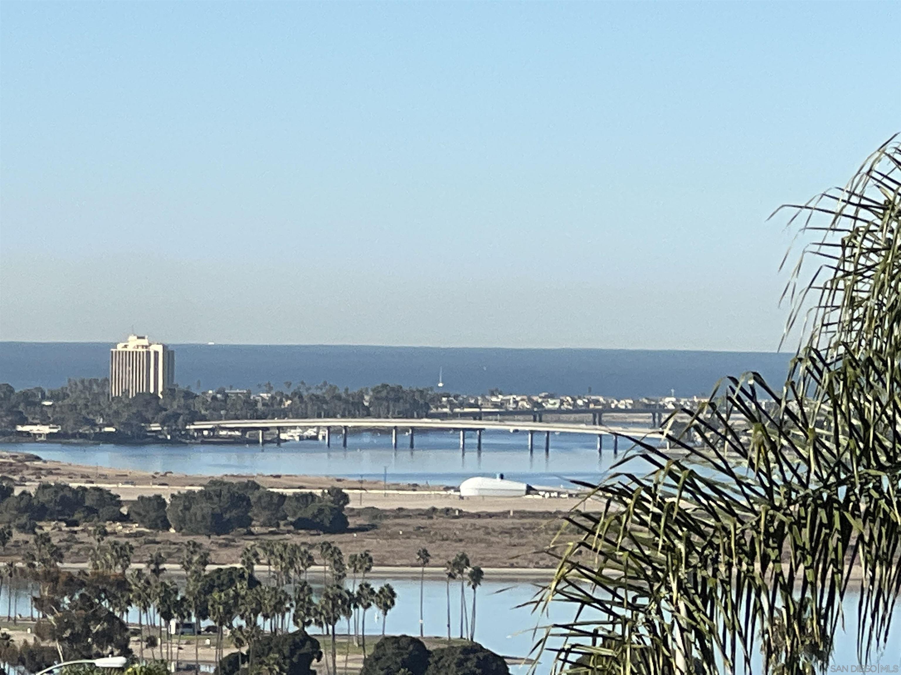 a view of lake and city