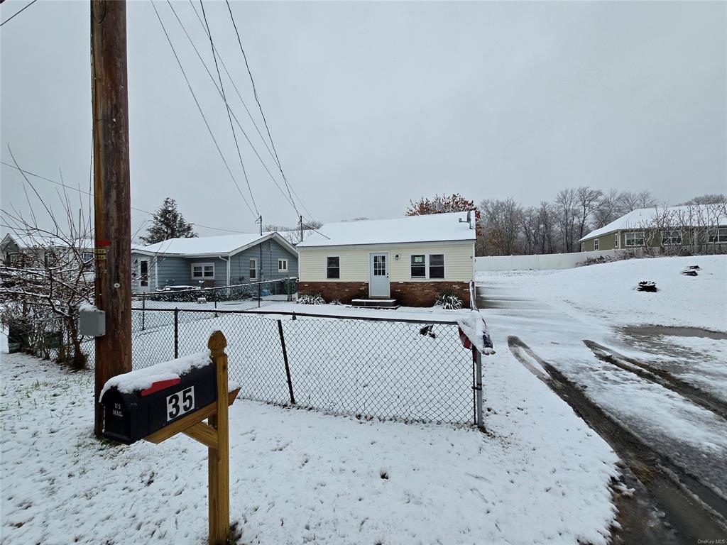 View of front of house