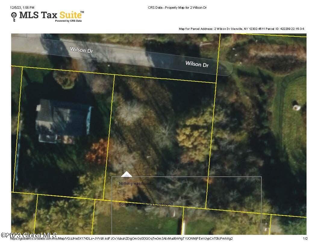 CRS Data - Property Map for Wilson Dr