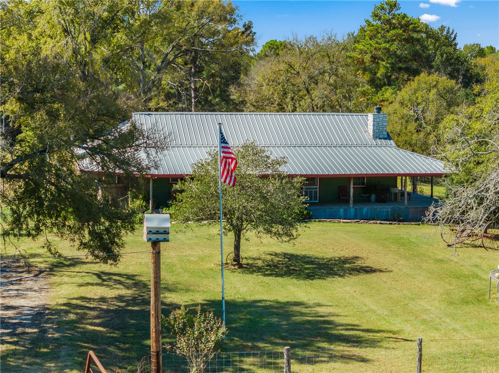 Surrounding community with a lawn