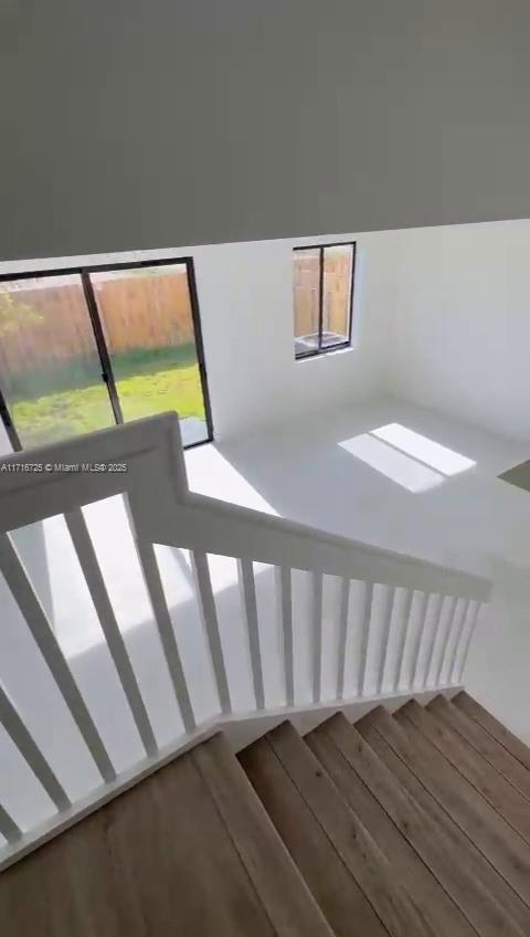 a view of wooden floor