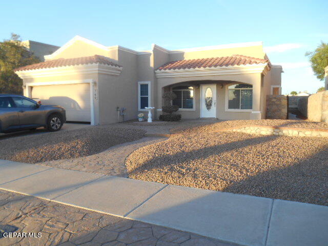 a view of a house with patio