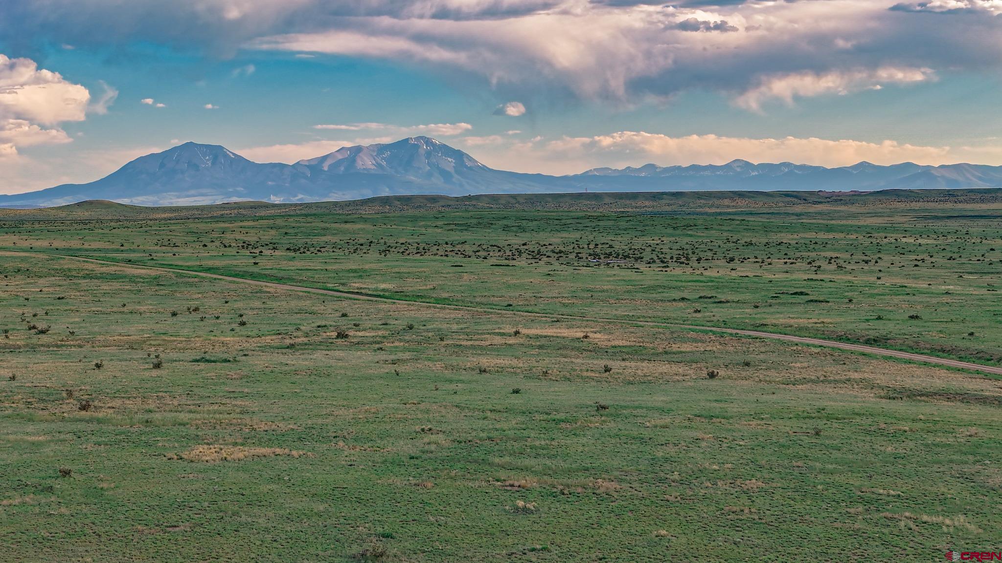 a view of a mountain in the distance