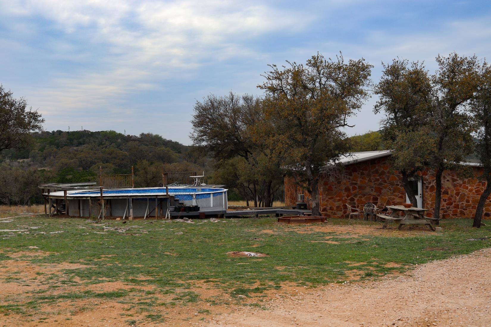 a view of a lake with houses