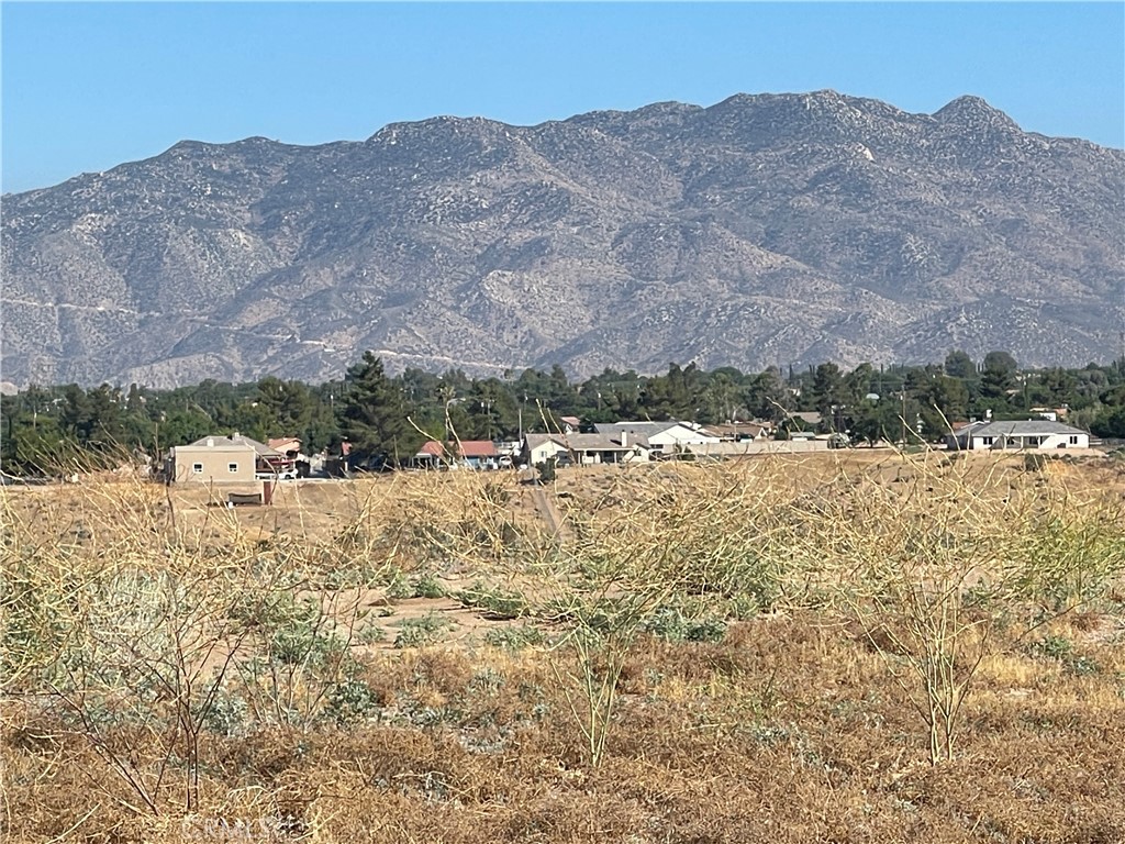 a view of outdoor space and mountains