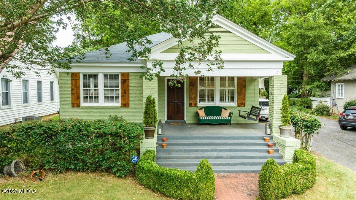 a view of a house with patio