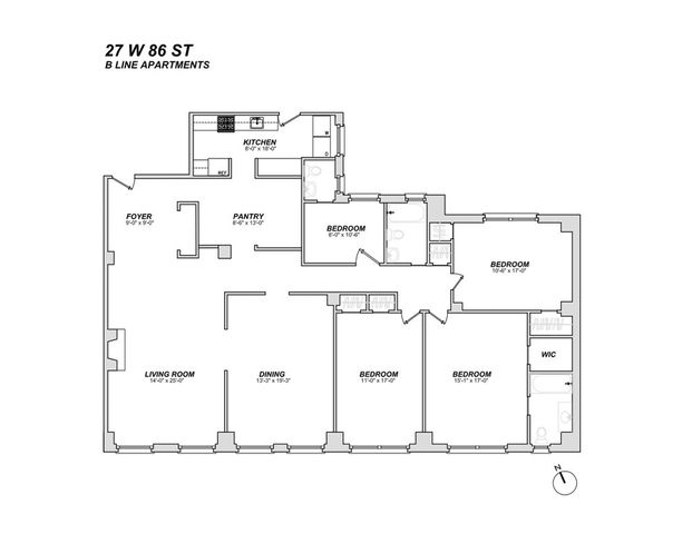 $13,995 | 27 West 86th Street, Unit 3B | Upper West Side