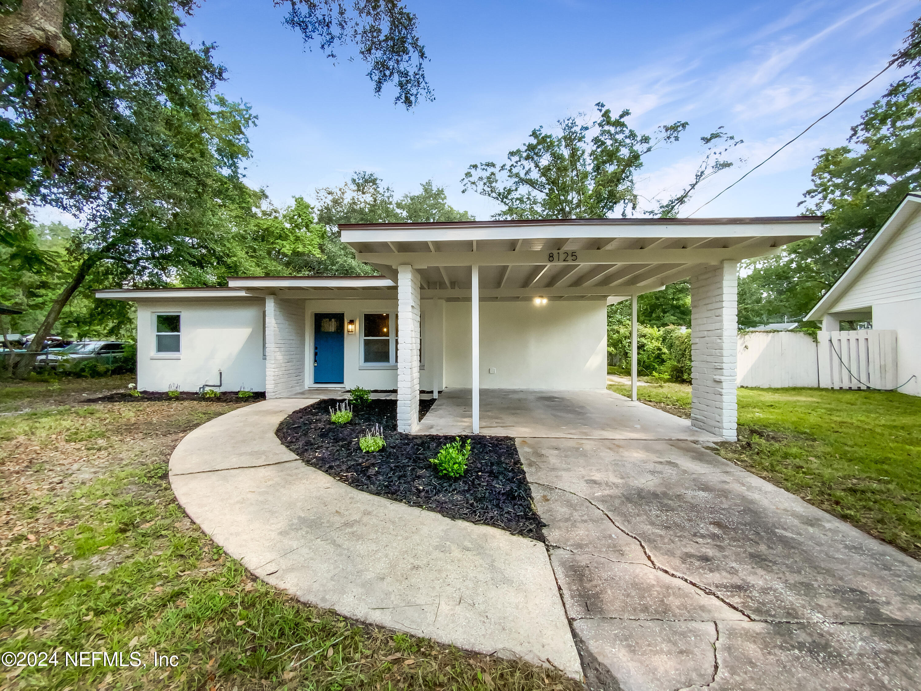 front view of house with a yard