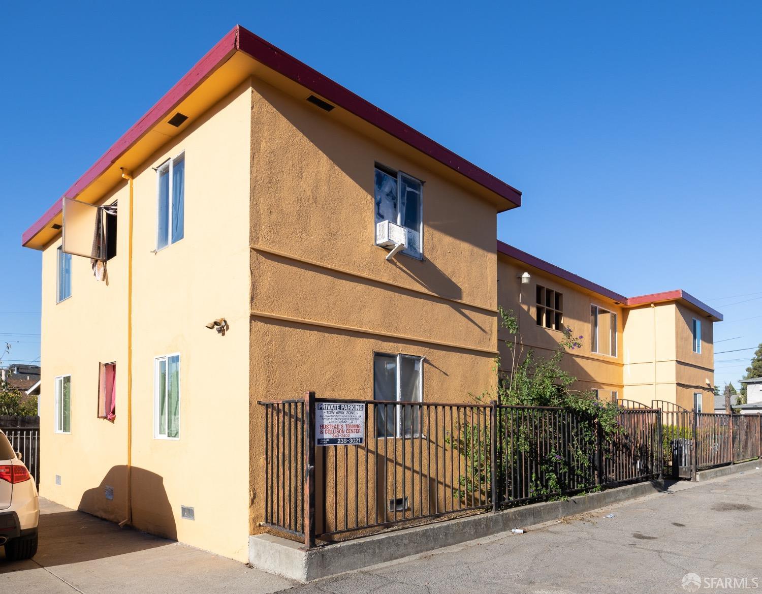 a view of a house with a street