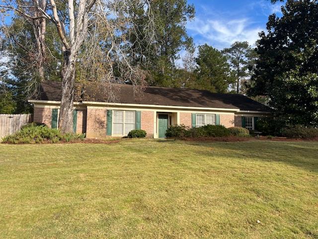 a front view of house with yard