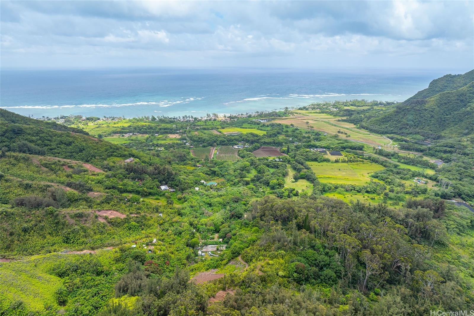 a view of an ocean and beach