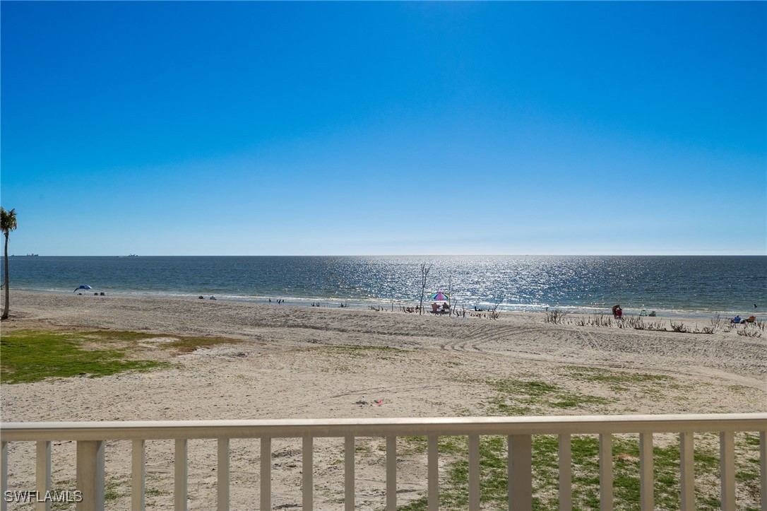 a view of beach and ocean