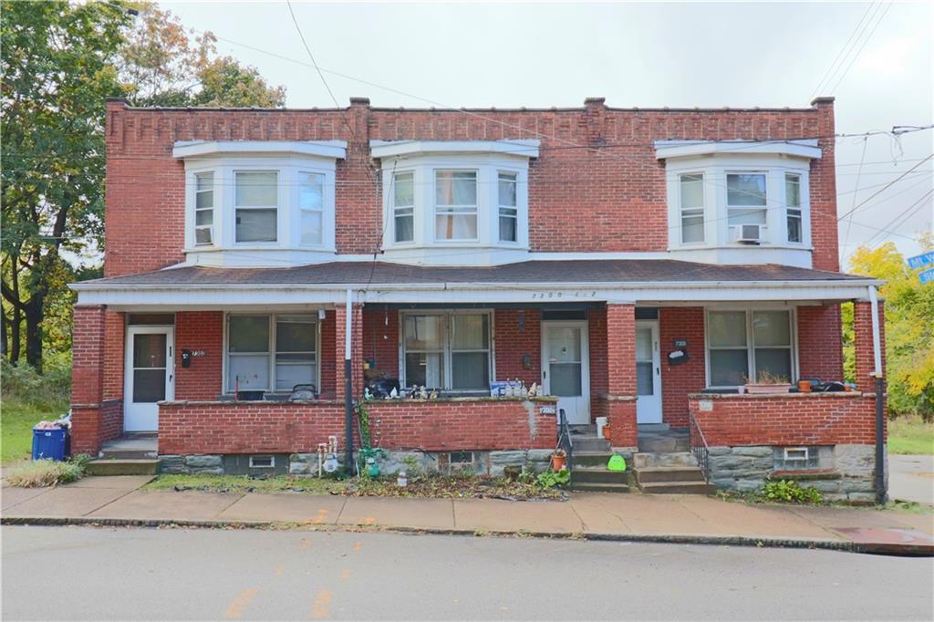 front view of houses