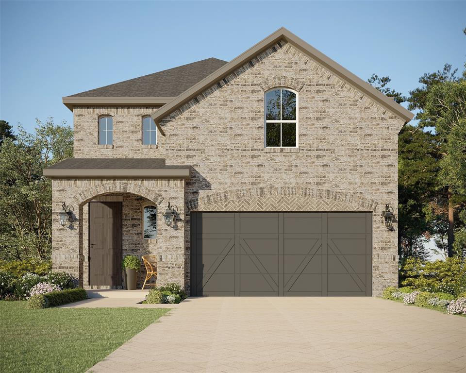 a front view of a house with yard