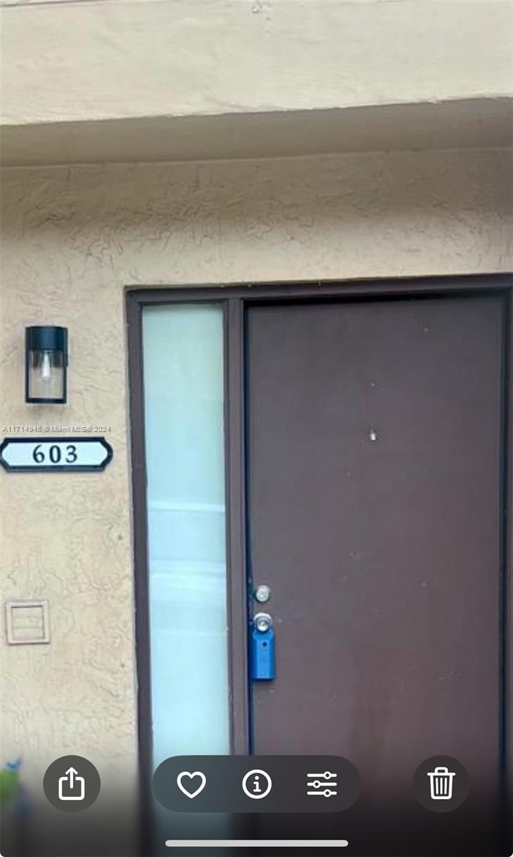 a close view of door with shower