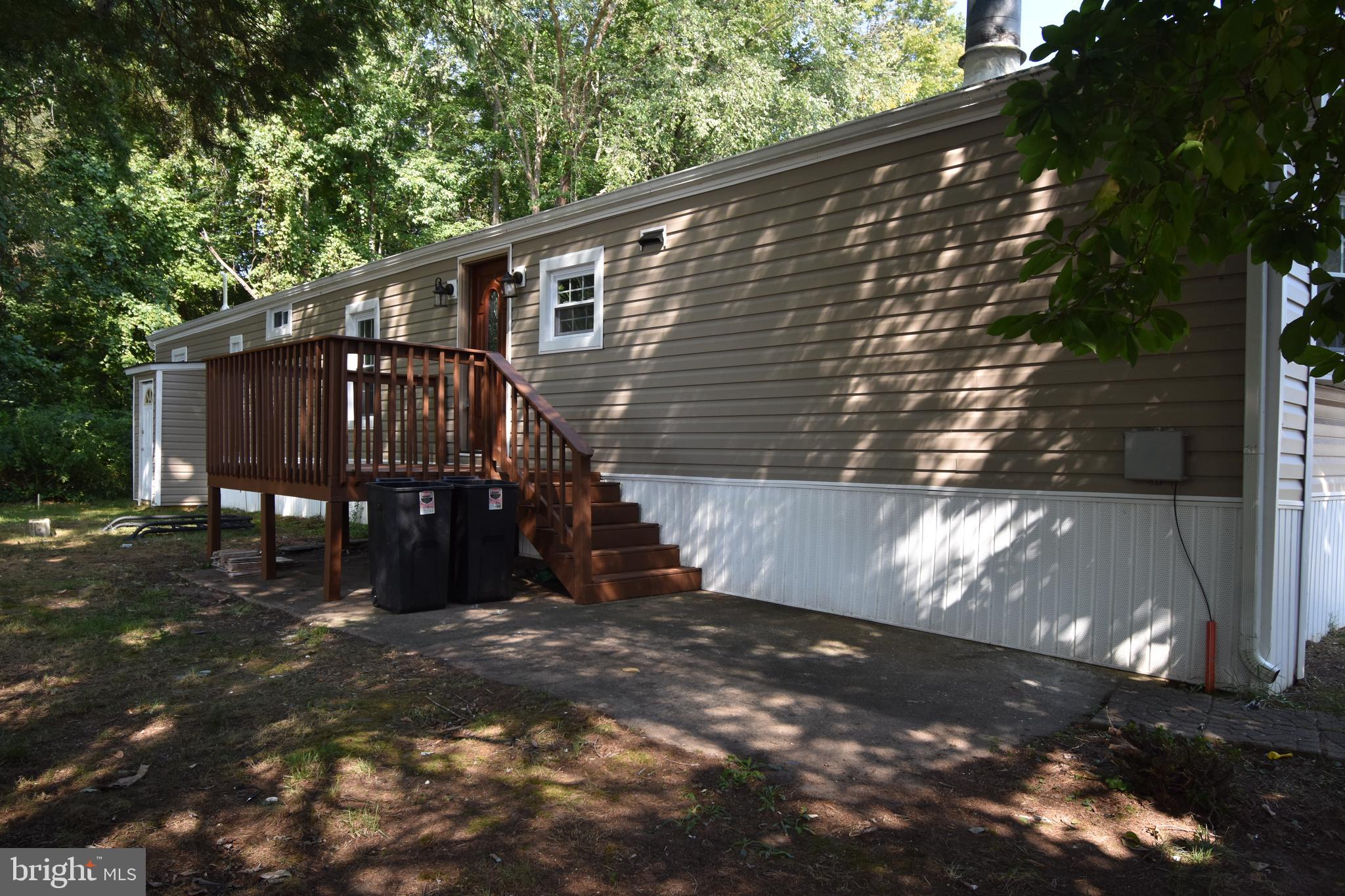 a view of backyard of house