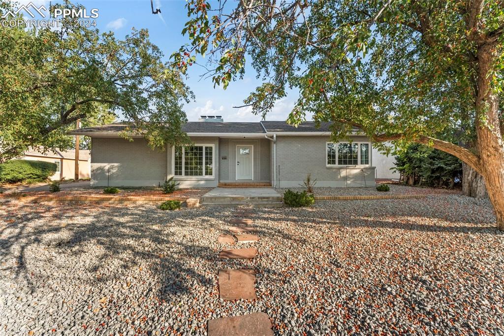 View of ranch-style home