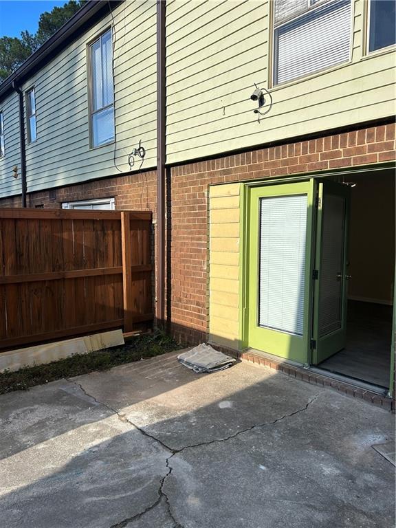 a view of a house with an empty space