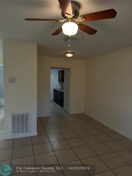 a view of kitchen and chandelier