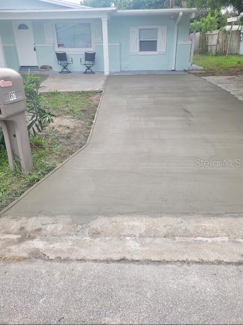 a view of a house with a outdoor space