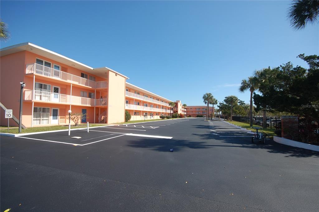 a front view of a building