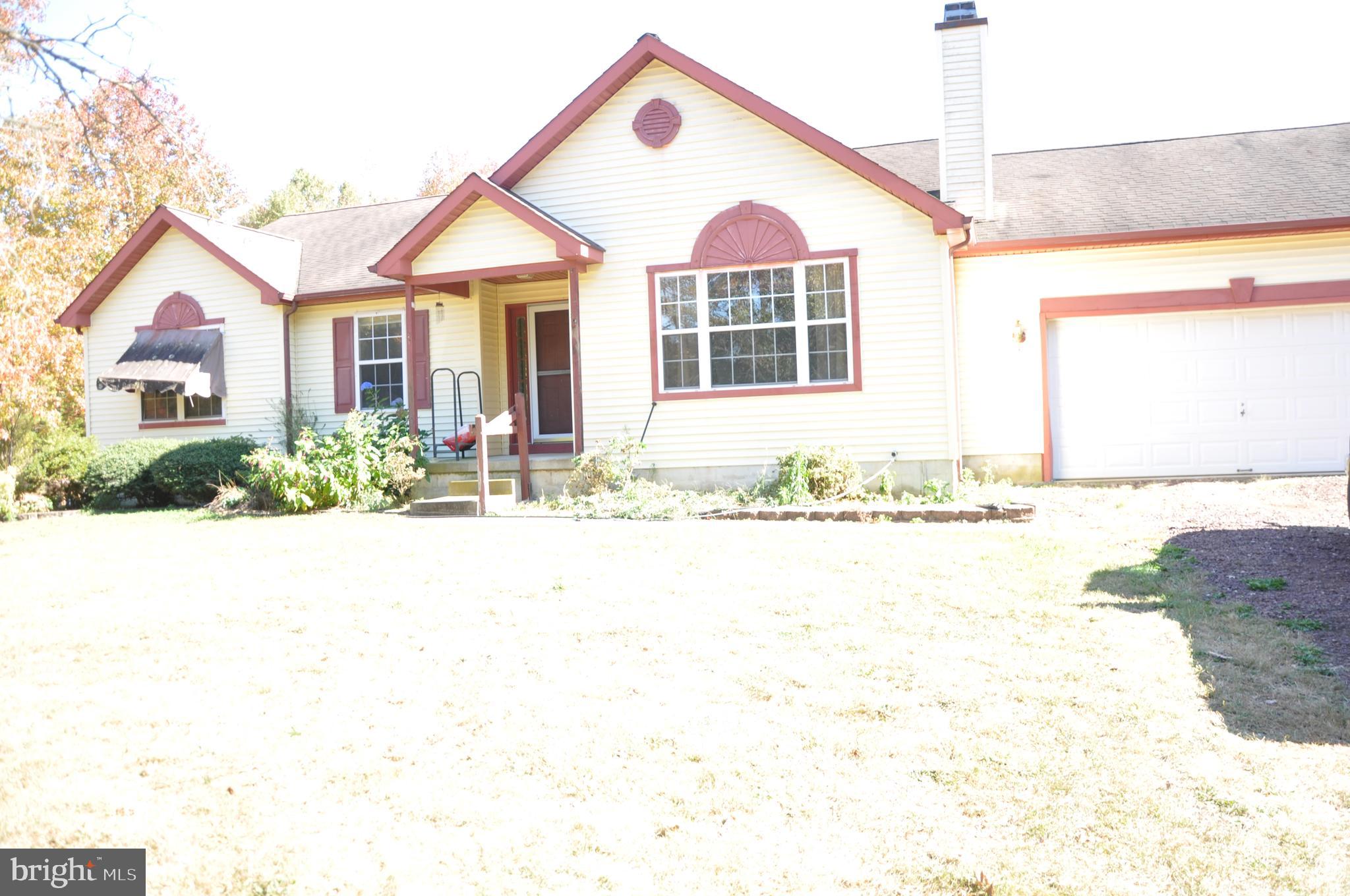 a front view of a house with a yard and chandelier