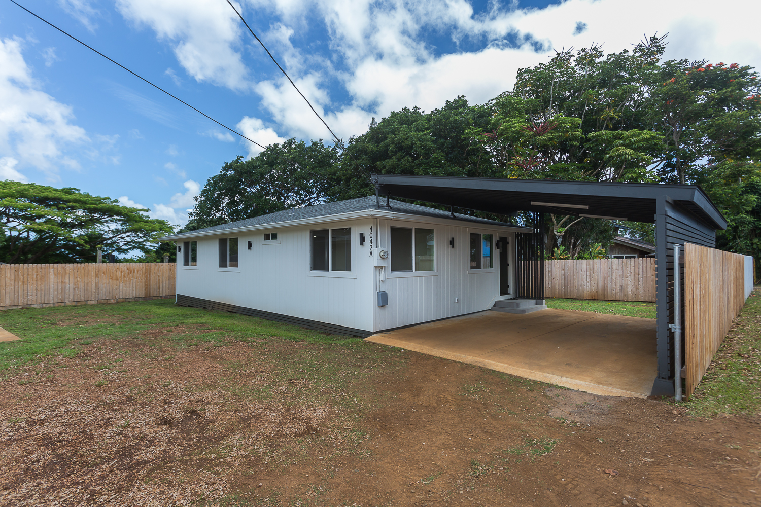 Main House and Car Port