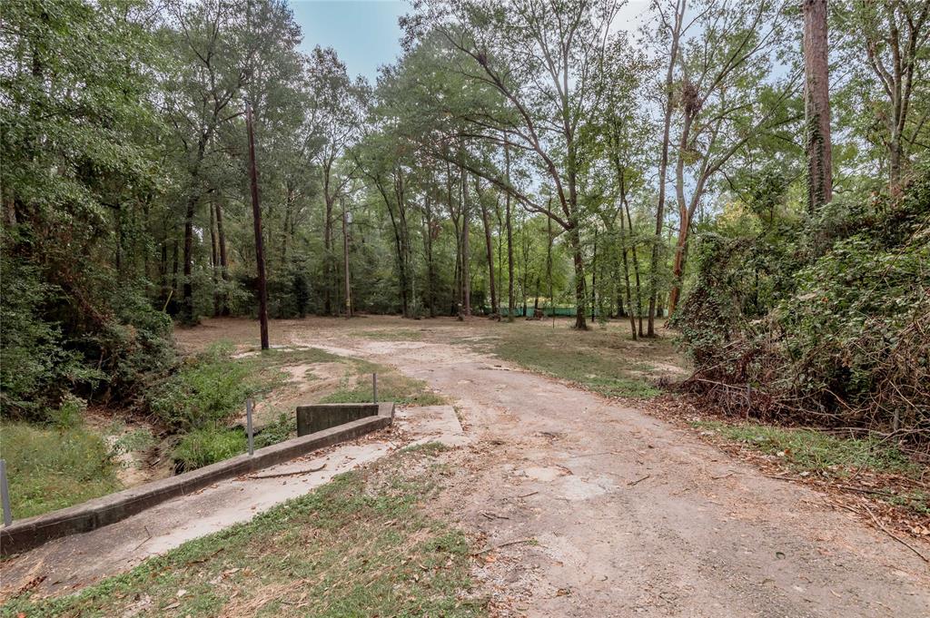 a view of backyard with green space