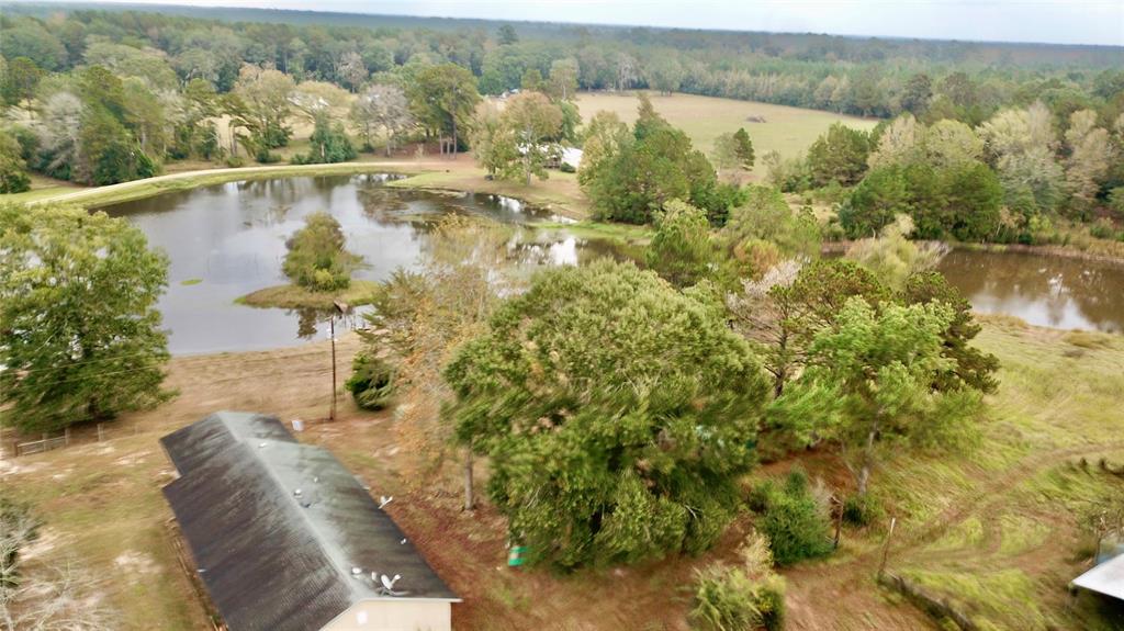 a view of a lake from a balcony