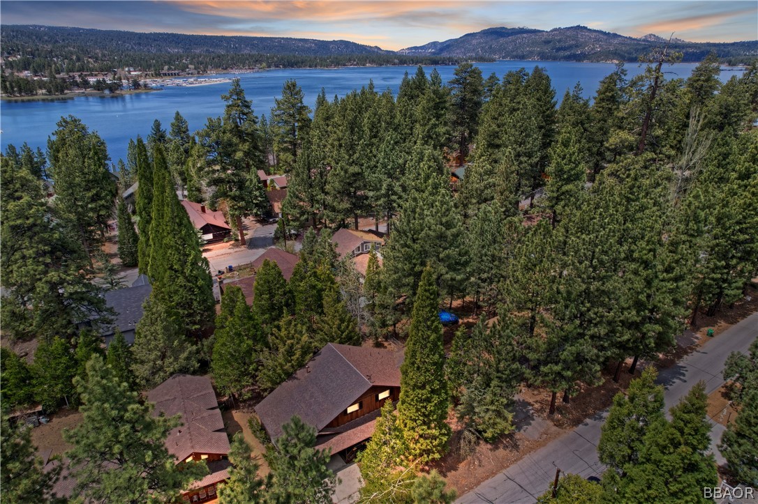 an aerial view of residential house and outdoor space