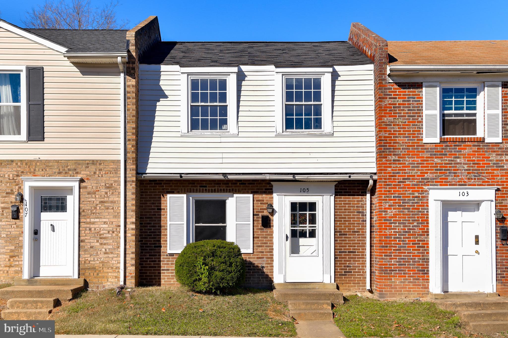 a view of a house with many windows