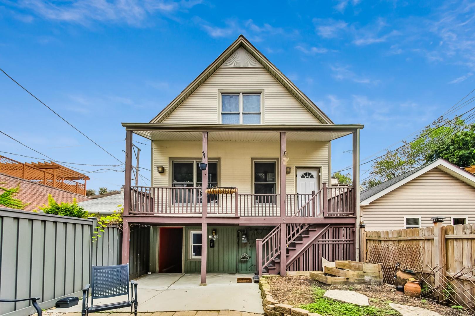 a front view of a house with balcony