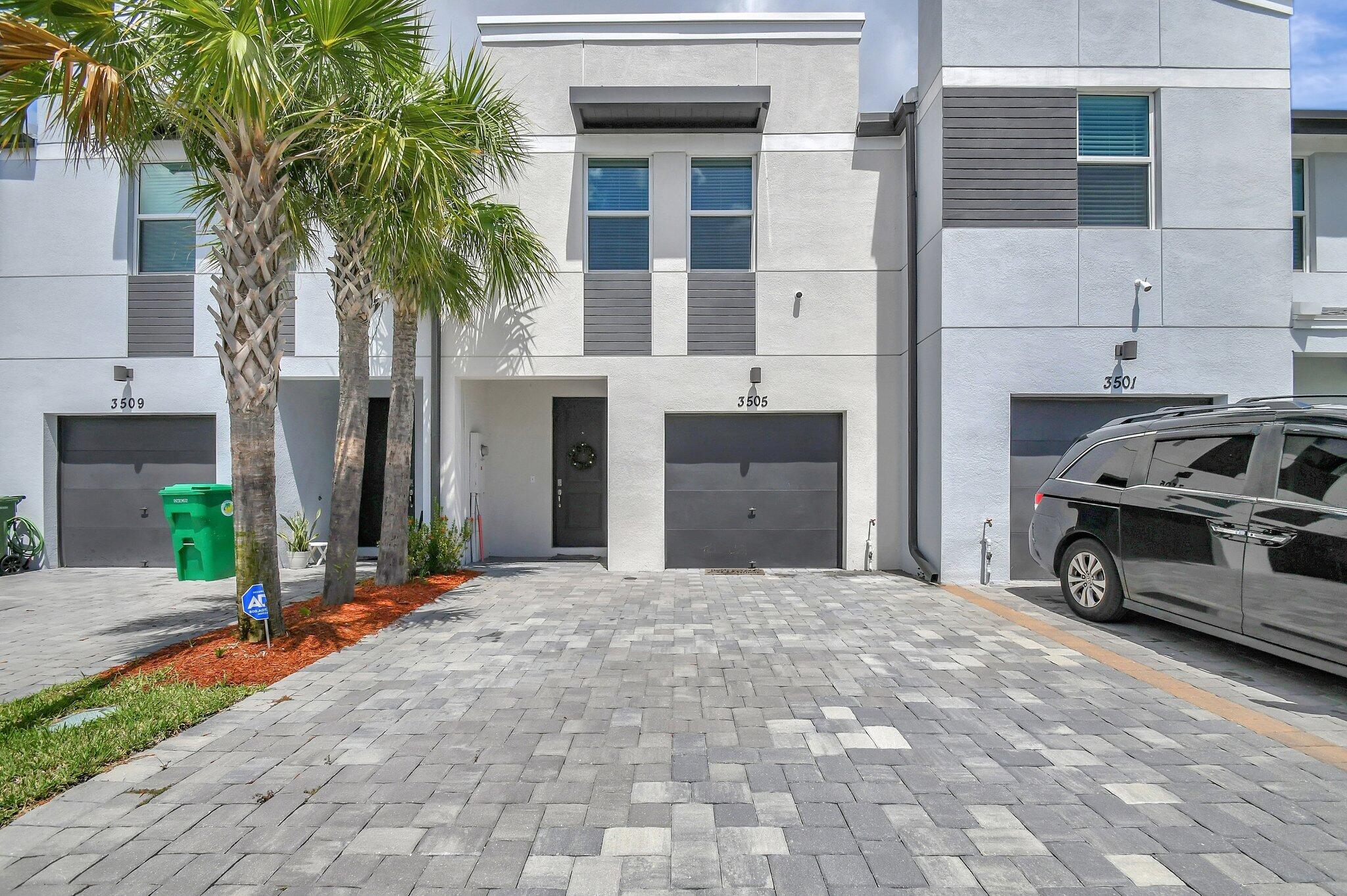 a view of a car garage