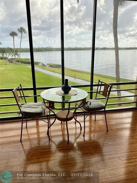 Breakfast table water view