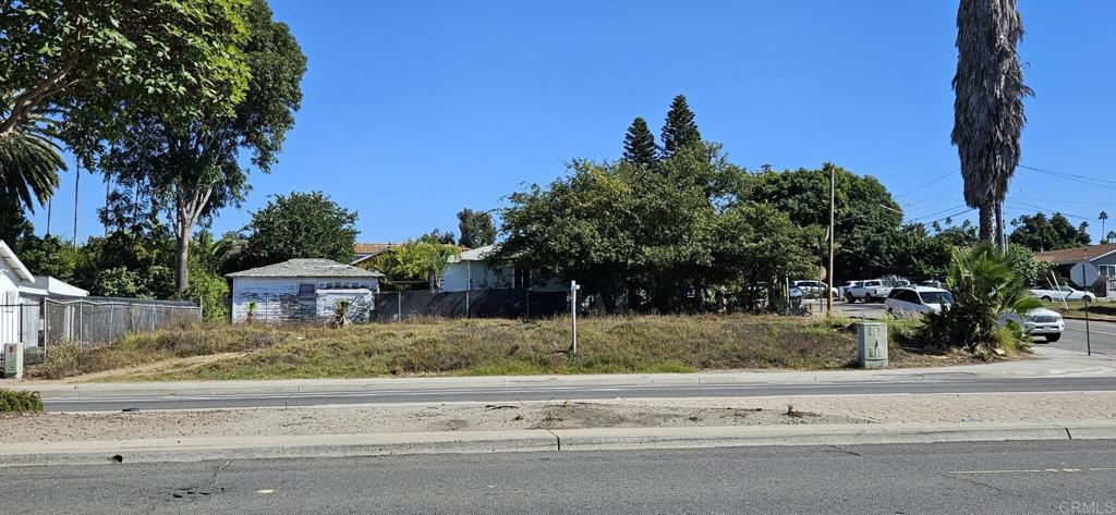 front view of a house with a street