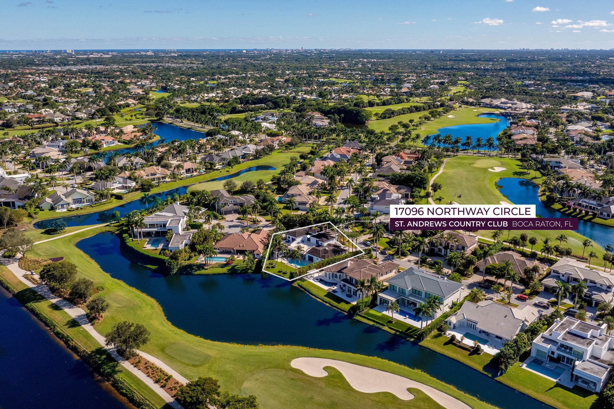 Aerial, 17096 Northway Cir, Boca Raton